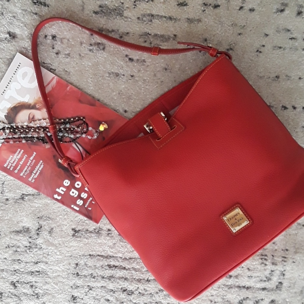 Red Leather Dooney & Bourke Bag / Purse